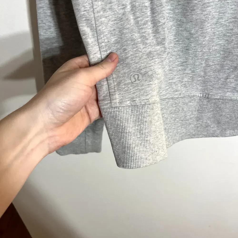Lululemon Gray Crew Neck Pullover